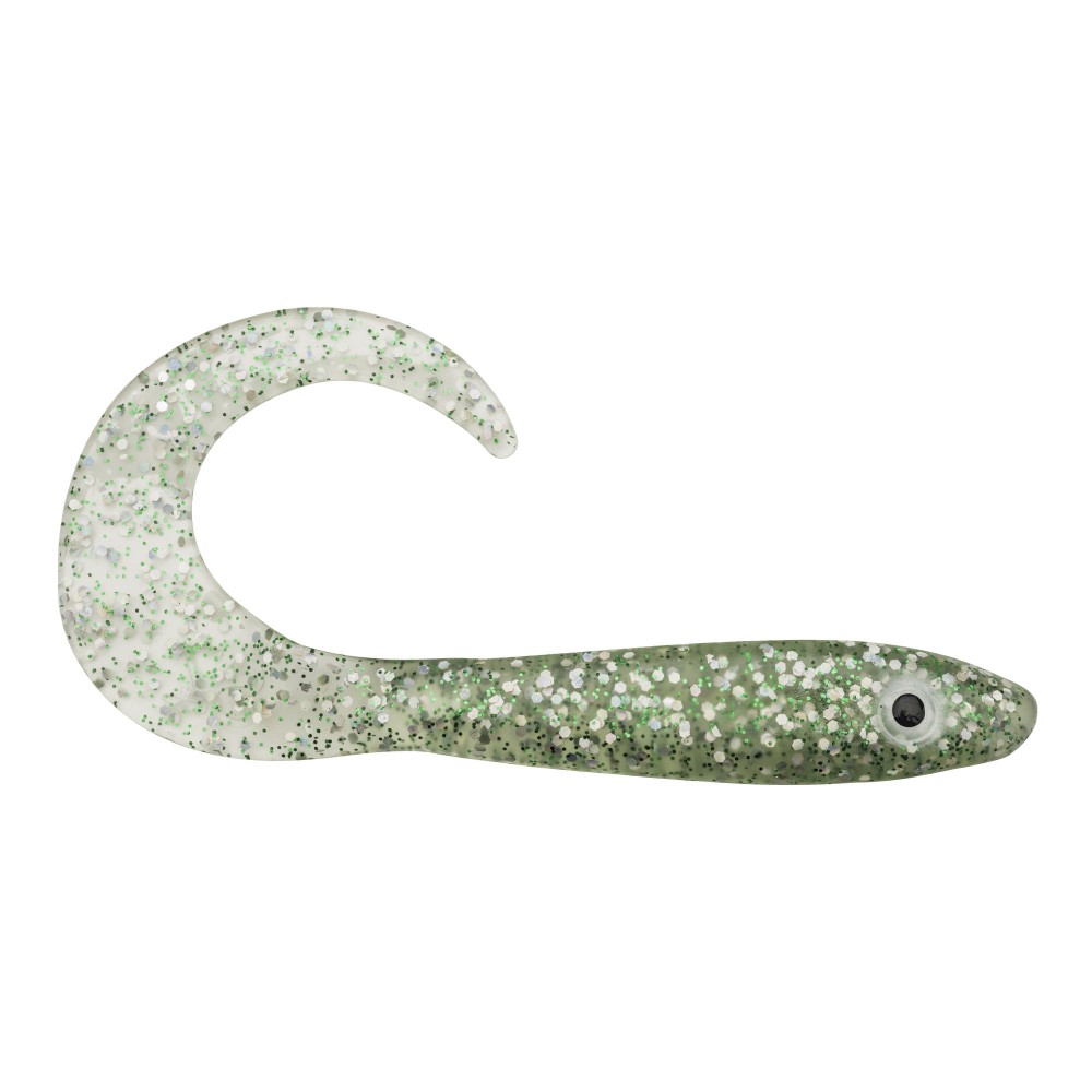 Svartzonker Sweden McRubber Stealth Tail Twister Bulk 23cm Gummifisch 36g - Stealth Green S8