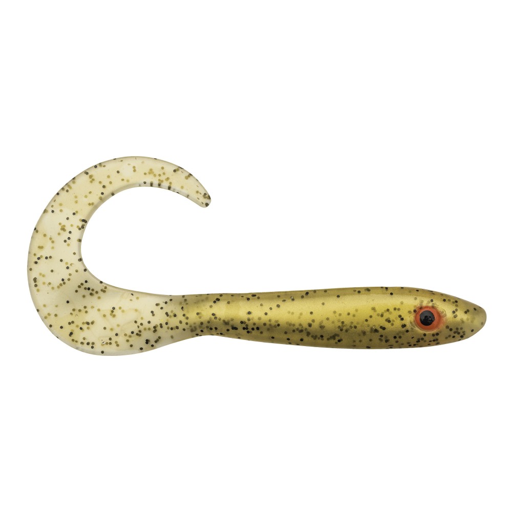 Svartzonker Sweden McRubber Stealth Tail Twister Bulk 23cm Gummifisch 36g - Gold and Black S10