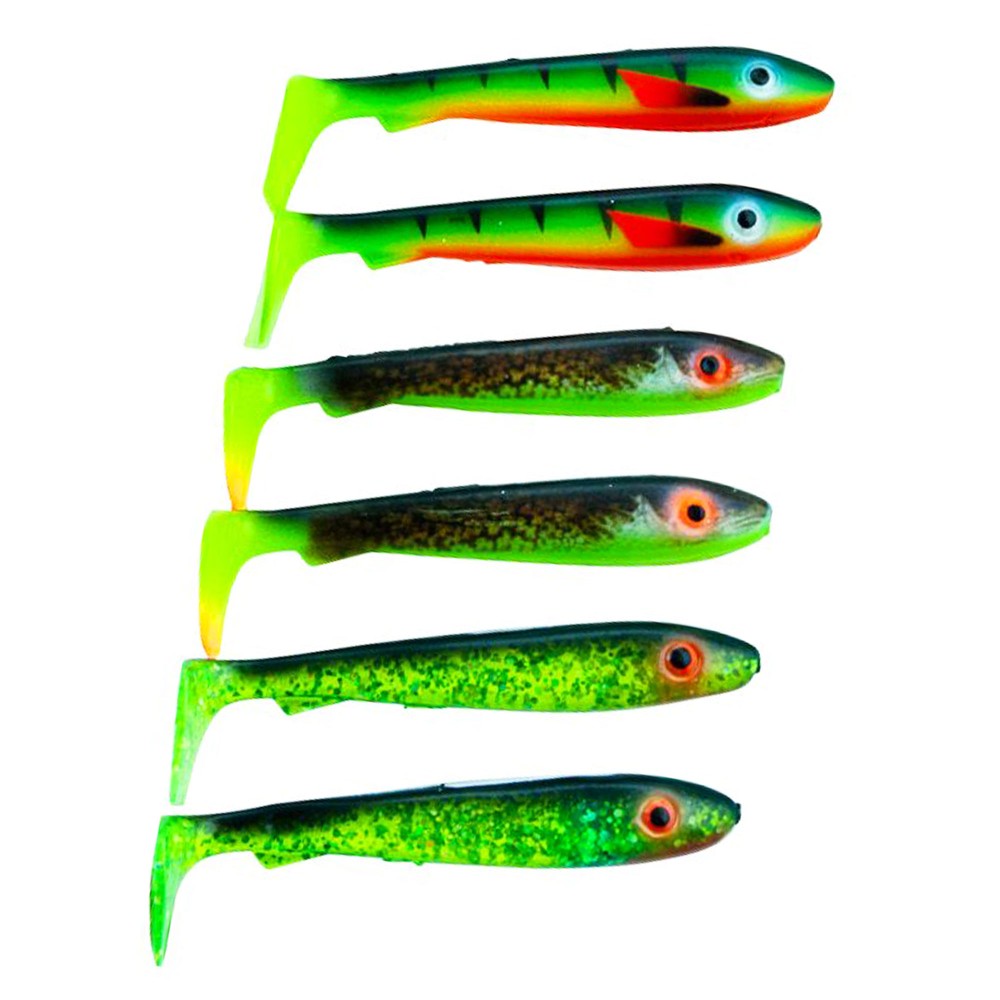 Svartzonker Sweden McRubber Bass - Gummifisch 8cm - Mix Color