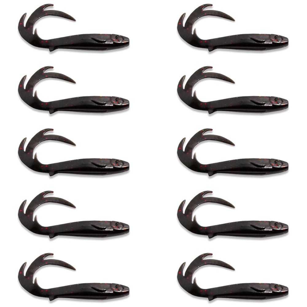 Kanalgratis Baby Dragon - Twister 11cm - Smokey - 3.7g - 10 Stück