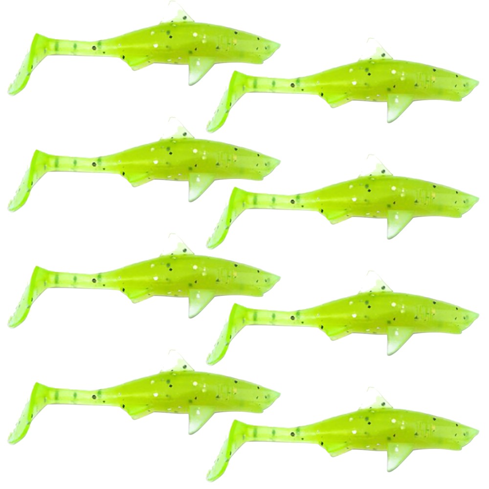 Kanalgratis Baby Shark Gummifische 10cm - Zalt & Pepper Lime - 9g - 8 Stück