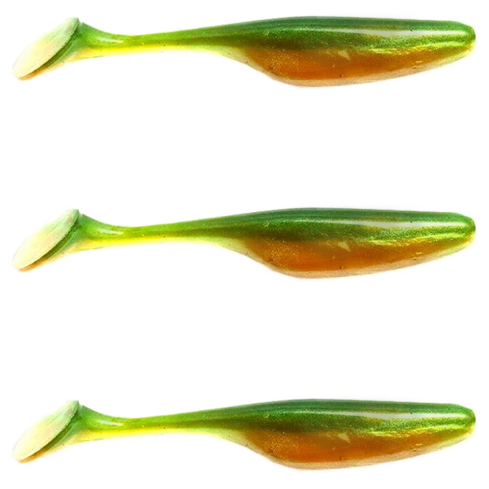 Kanalgratis Monkey Shad Gummifische 14cm - Kiwi Bite - 22g - 3 Stück