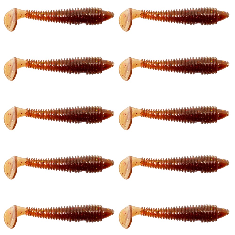 Kanalgratis Monkey Rib 9cm - Motoroil - 6g - 10 Stück