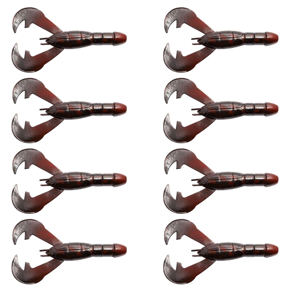 Kanalgratis Monkey Craw 9.5cm - Raw Black - 7g - 8 Stück