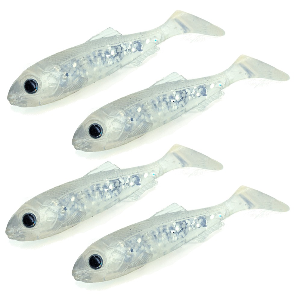 Molix Real Thing Shad - Gummifisch 11,40cm - Ghost Silver Flake