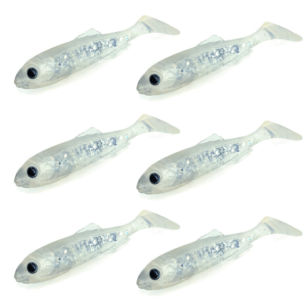 Molix Real Thing Shad - Gummifisch 7,00cm - Ghost Silver Flake