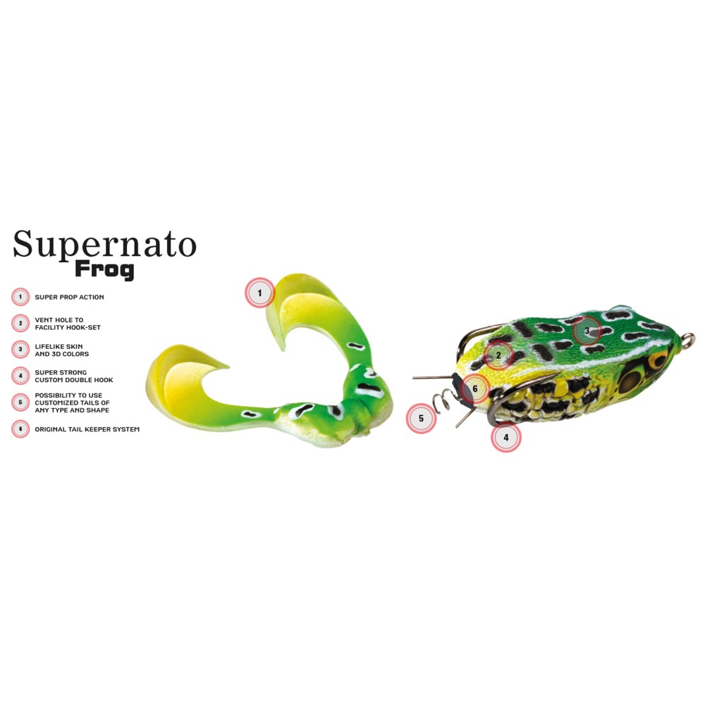 Molix Supernato Frog - Top-Water Köder 11,5cm - Snakehead