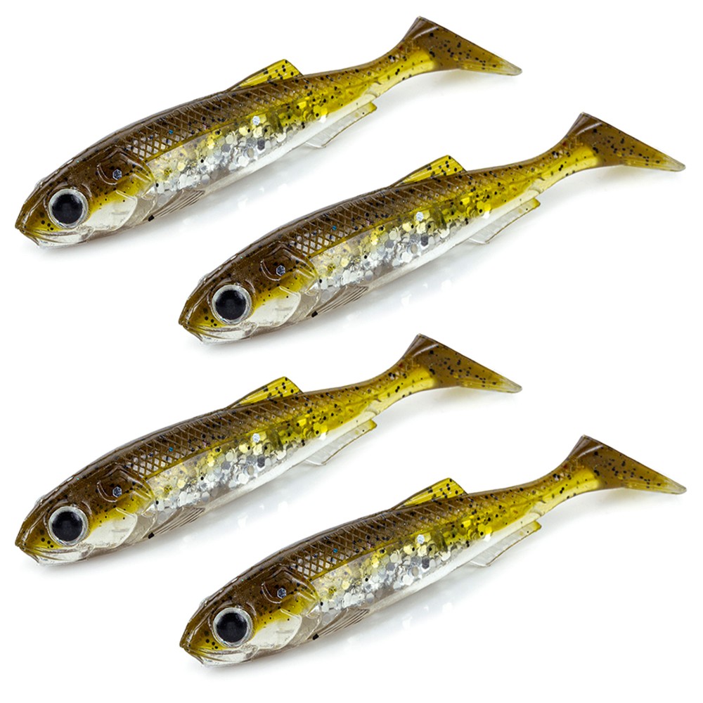 Molix Real Thing Shad 11,40cm - UV Brown Back Silver Flake