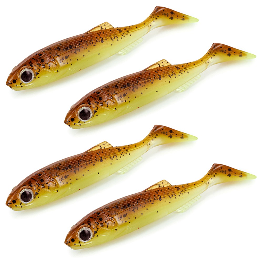 Molix Real Thing Shad 11,40cm - UV Brown Cream Pepper