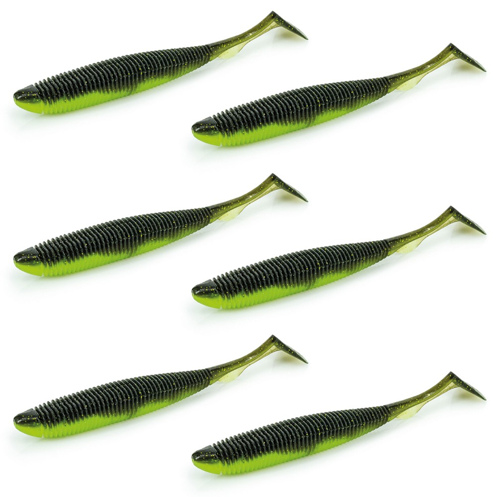 Molix RA Shad Gummifisch 9,65cm - Watermelon Gold/Chart