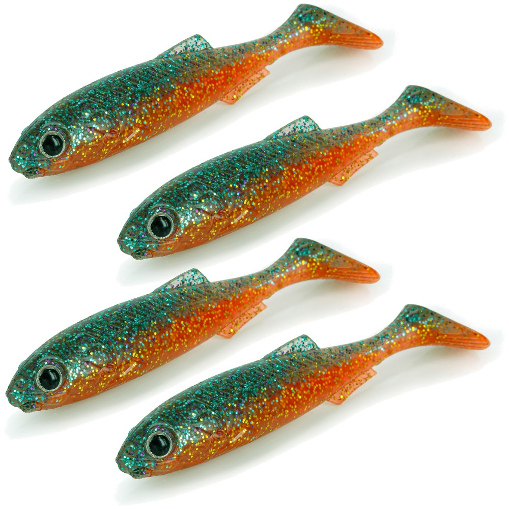 Molix Real Thing Shad Gummifisch 11,40cm - UV Metallic Back Orange