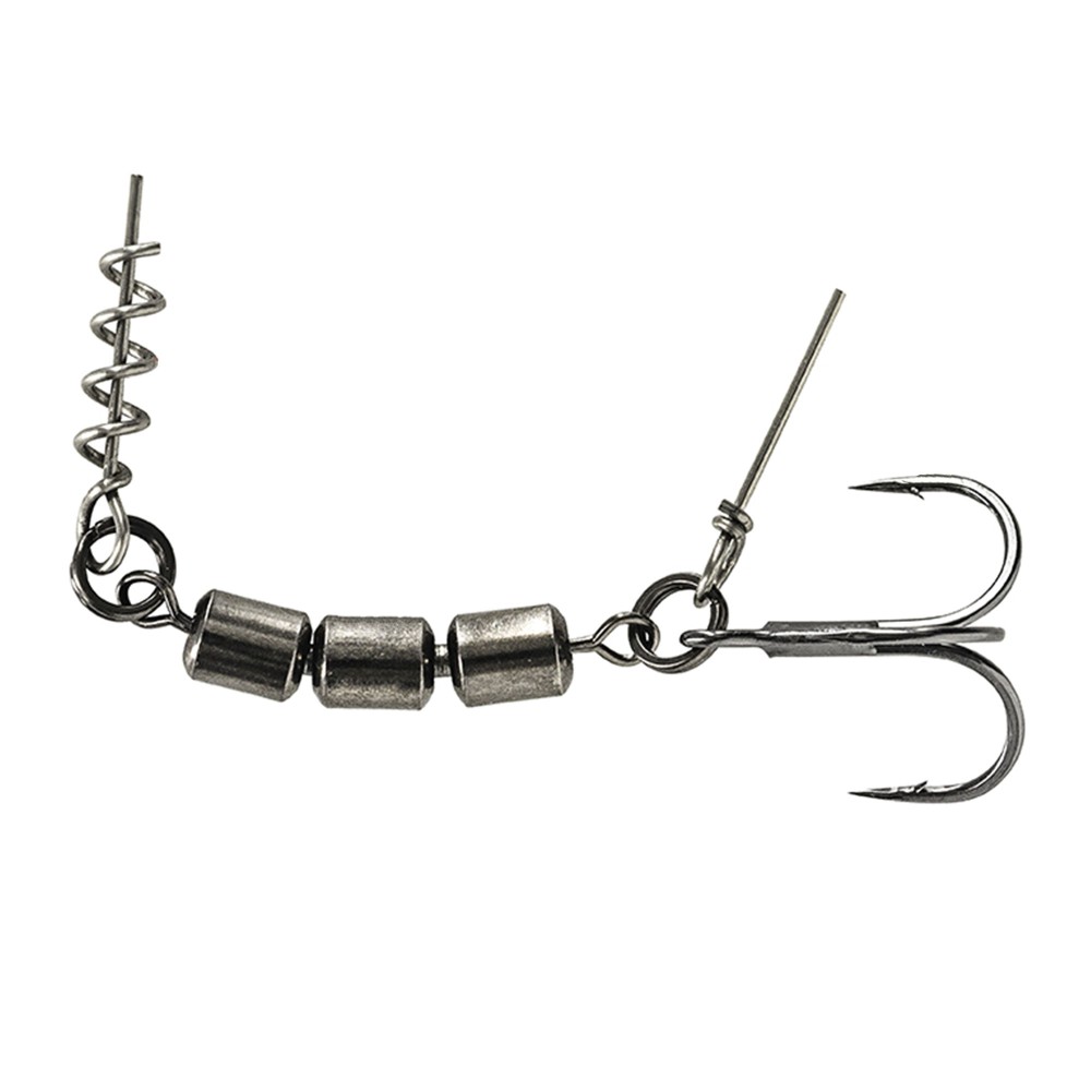 Molix Soft Bait Stinger - Single Treble Hook - Stinger Rig 2 Stück - Gr. 4
