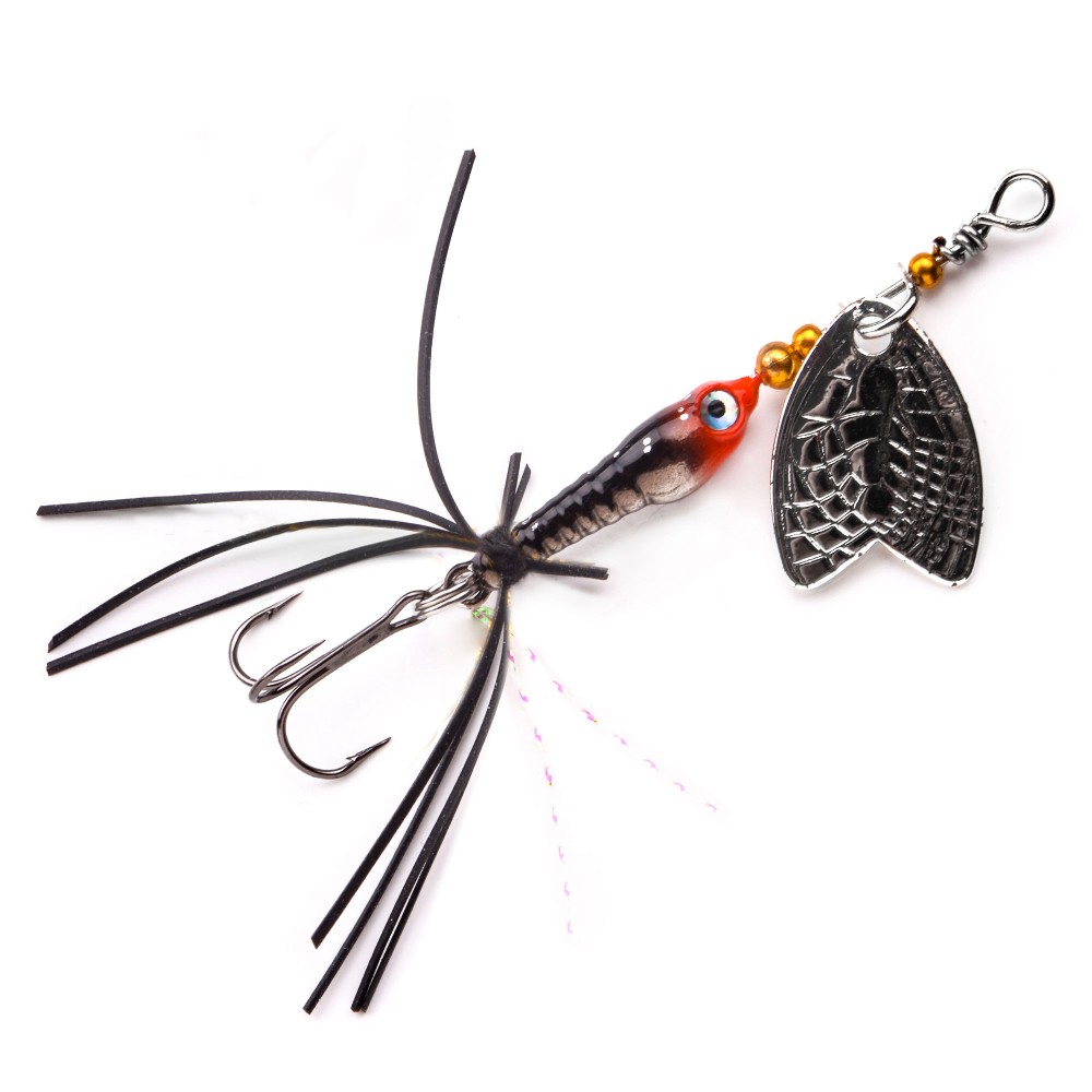 SPRO Larva Mayfly Micro Spinner Spinner Treble Hook - 5cm - 4g - Roach - 1Stück