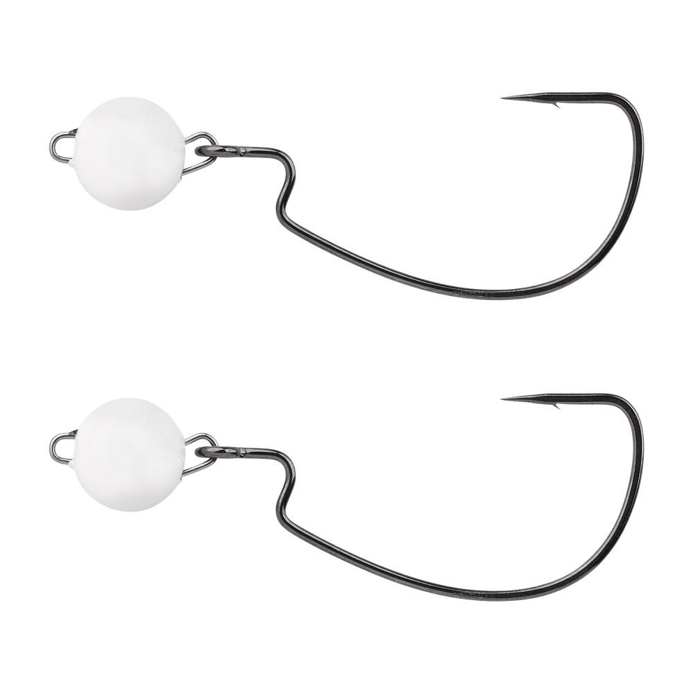 Spro Freestyle Rigged Bottom Jig - Cheburashka Rig Glow - 7g - Gr. 3/0 - 2 Stück