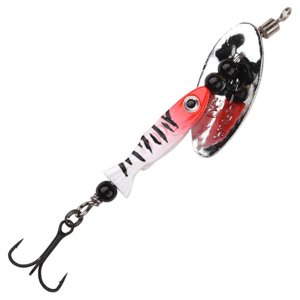 SPRO Larva Inline Spinner Redhead - 5,5cm - 5g - Gr.12 - 1Stück