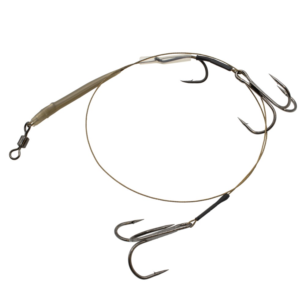 DLT Pike Trace Specialist Double Köderfisch-Rig Gr.4 - TK12kg - 1x7