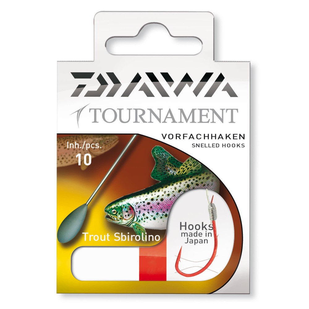 Daiwa Tournament Trout Sbirolino Gr.4 250cm - Gr.4 - 0,23mm - 10Stück