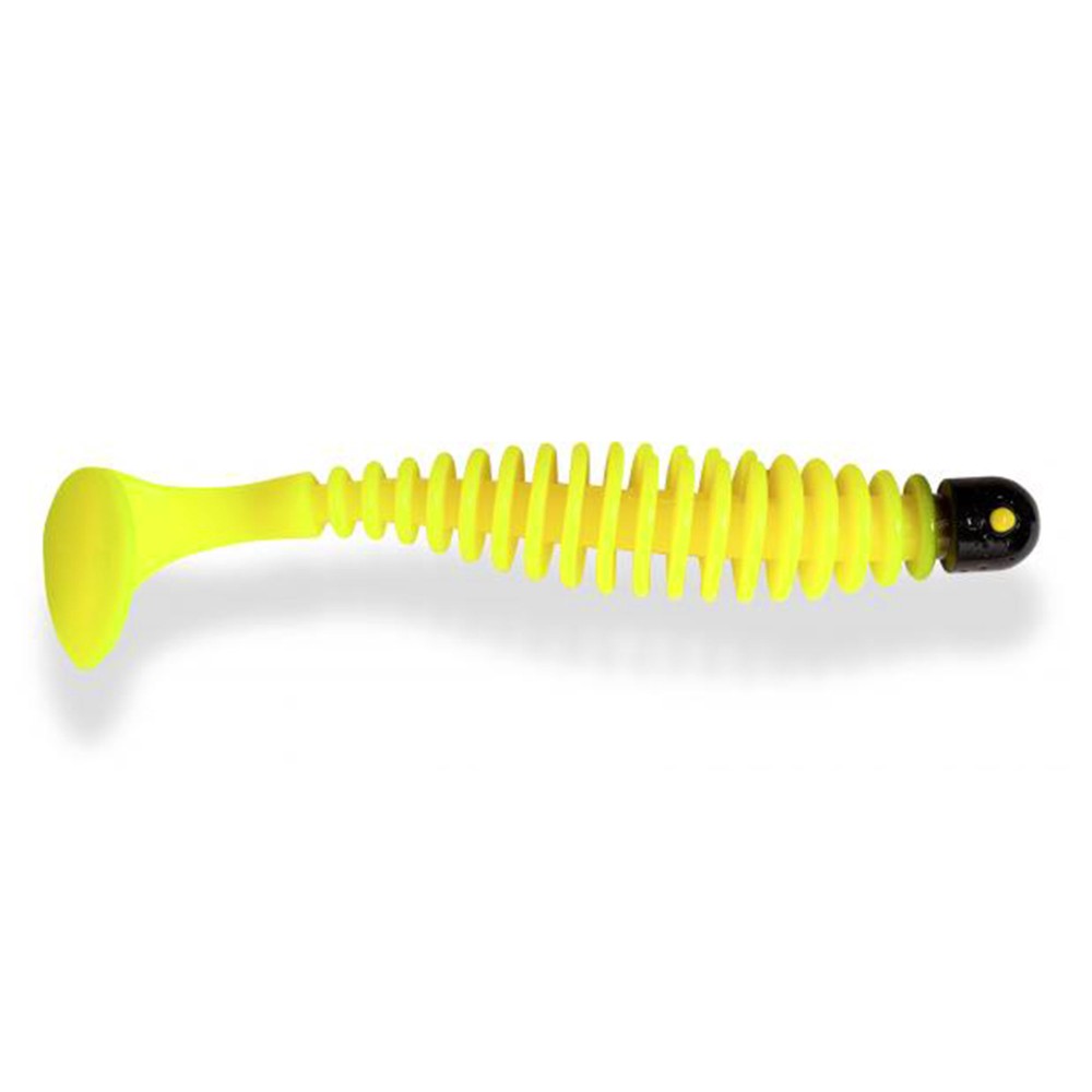 Black Cat Shad Worm Gummifisch 17cm - 25g - yellow zombie