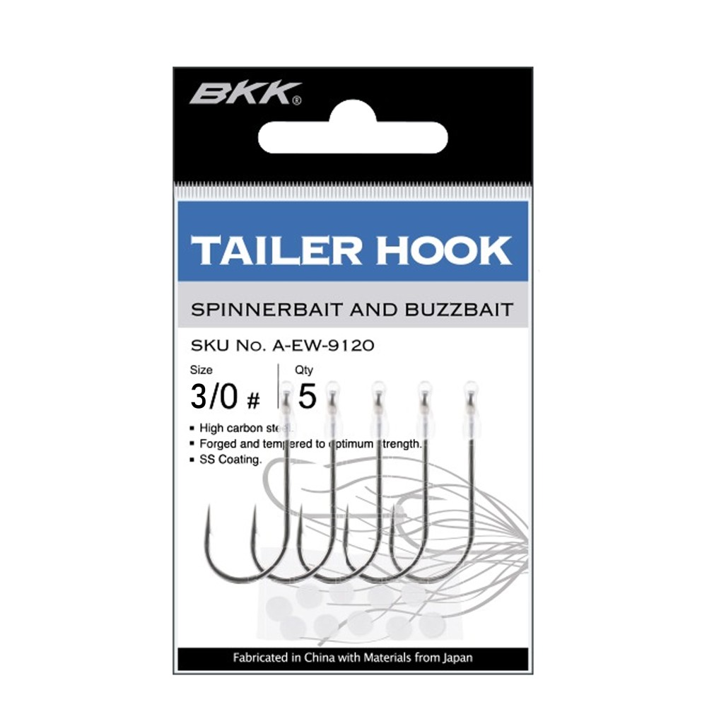 BKK Trailer Hook Einzelhaken Ultra Antirust - 5Stück - Gr.3/0
