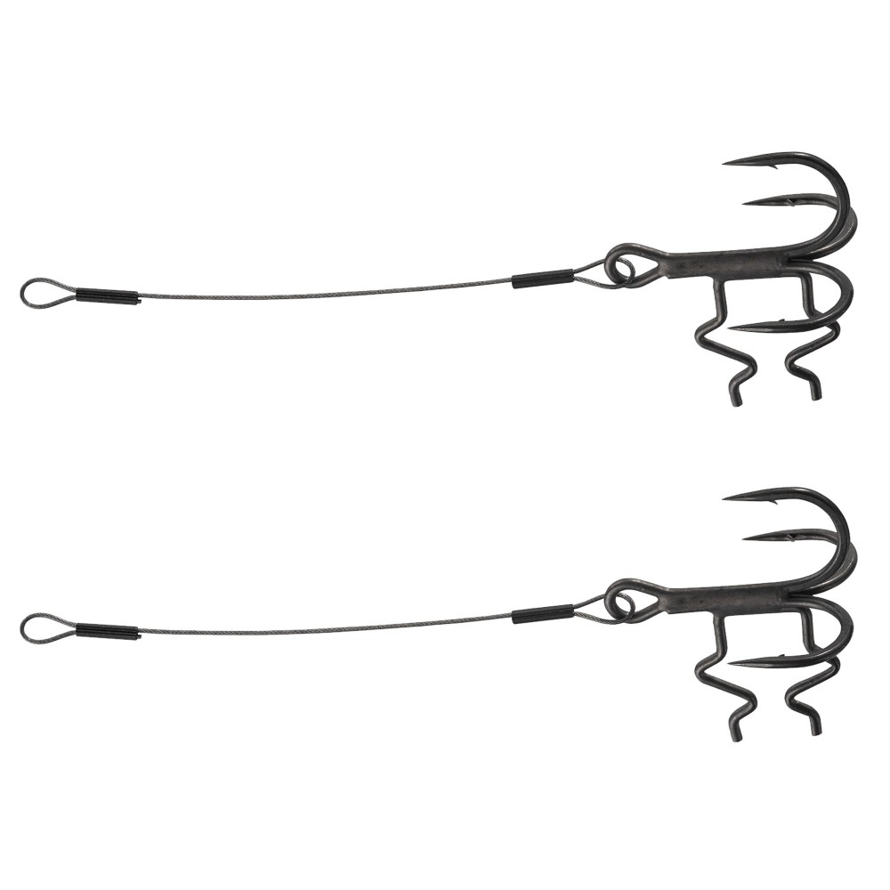 BKK Assist Spear Stinger - 7x7 Wire (Zander) - Angsthaken SS - Gr.4 - 60mm - 6,9kg - 2Stück