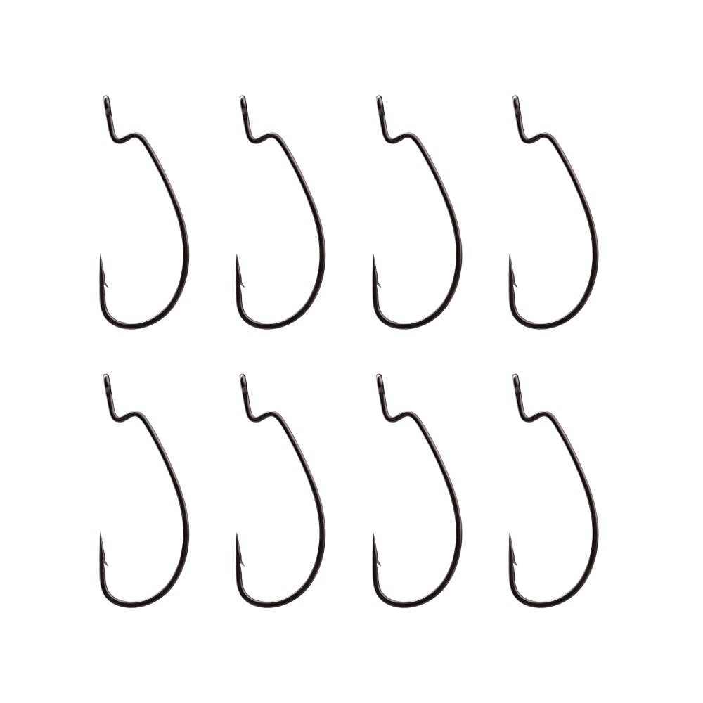 BKK Armorpoint-Offset Worm WG (Former Chimera) - Offset Haken Super Slide - 8Stück - Gr.3