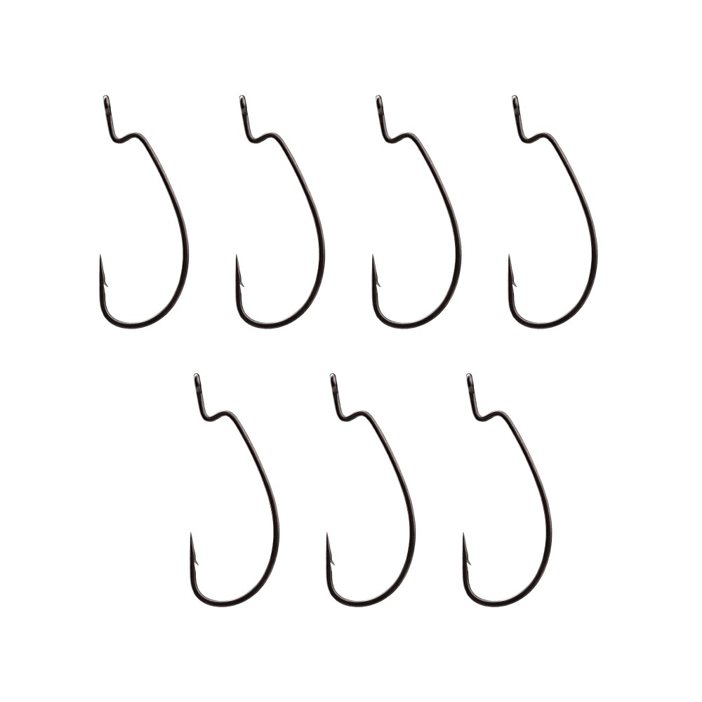 BKK Armorpoint-Offset Worm WG (Former Chimera) - Offset Haken Super Slide - 7Stück - Gr.2/0