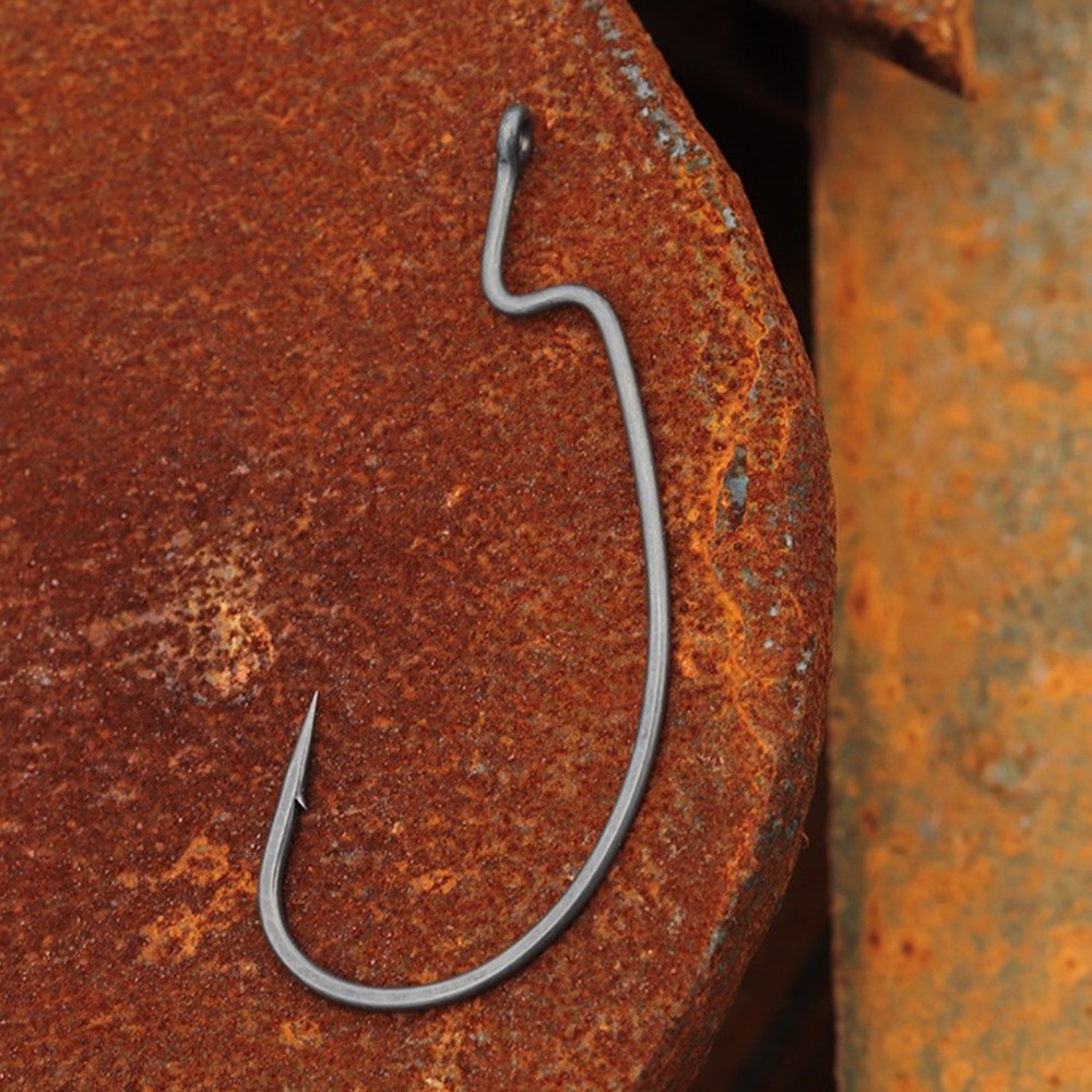 BKK Armorpoint-Offset Worm WG (Former Chimera) - Offset Haken Super Slide - 7Stück - Gr.2/0