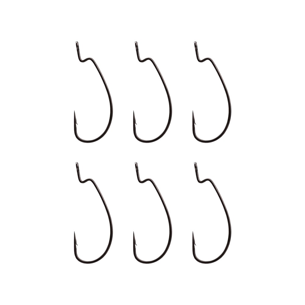 BKK Armorpoint-Offset Worm WG (Former Chimera) - Offset Haken Super Slide - 6Stück - Gr.4/0