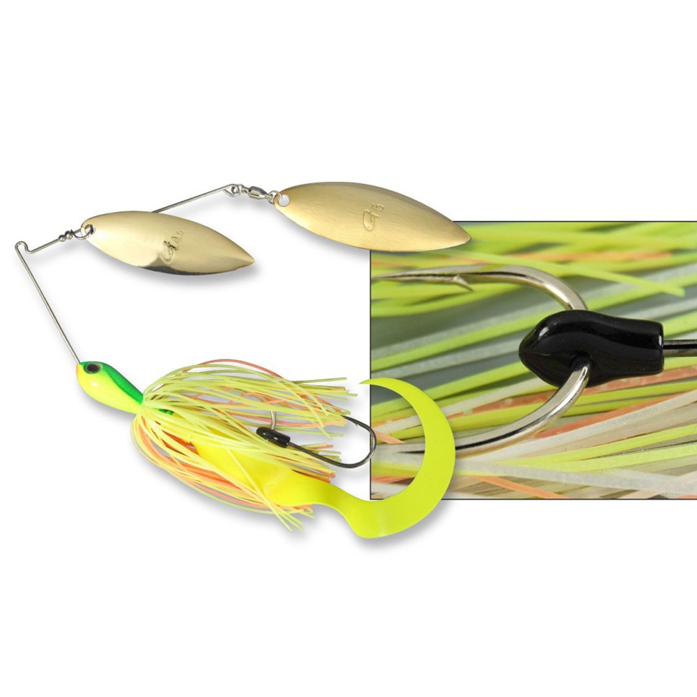 Gamakatsu Spinnerbait Trailer Hook NS Black - Gr.2 - 3Stück