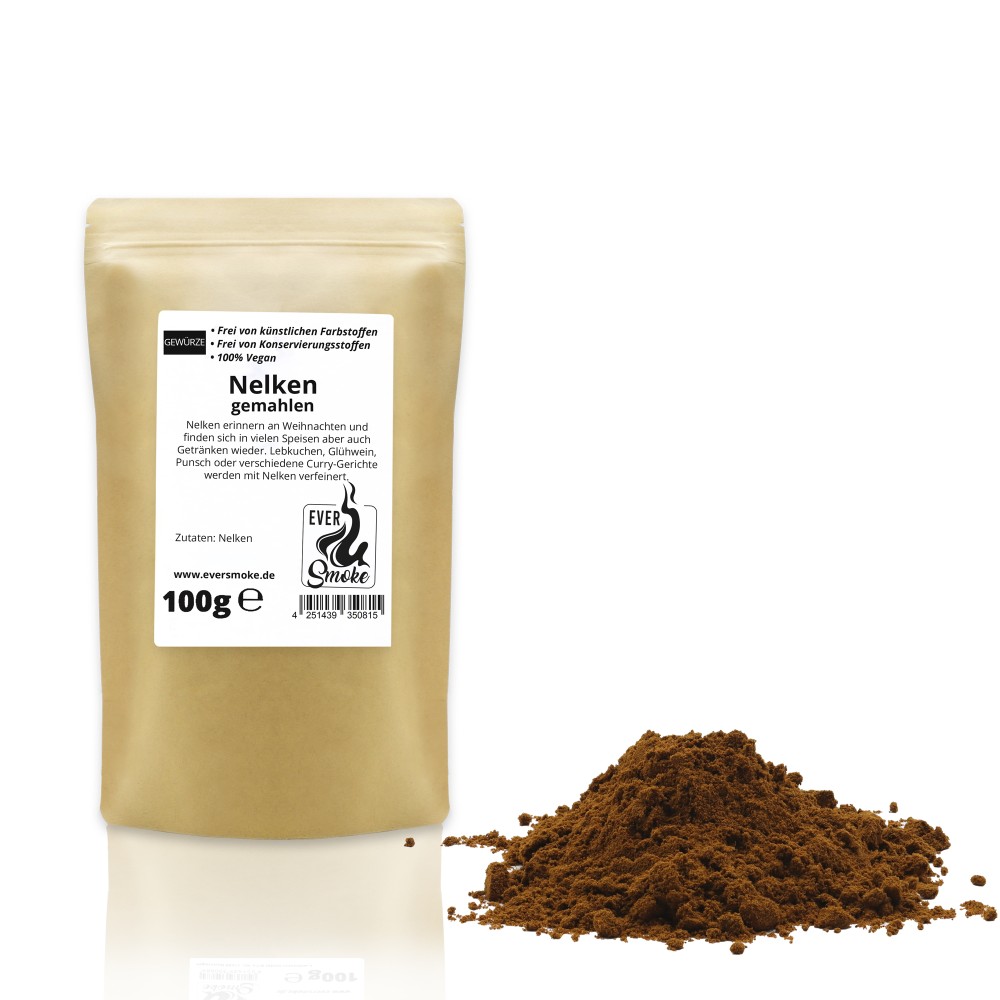 Eversmoke Gewürz Nelken, gemahlen 100g