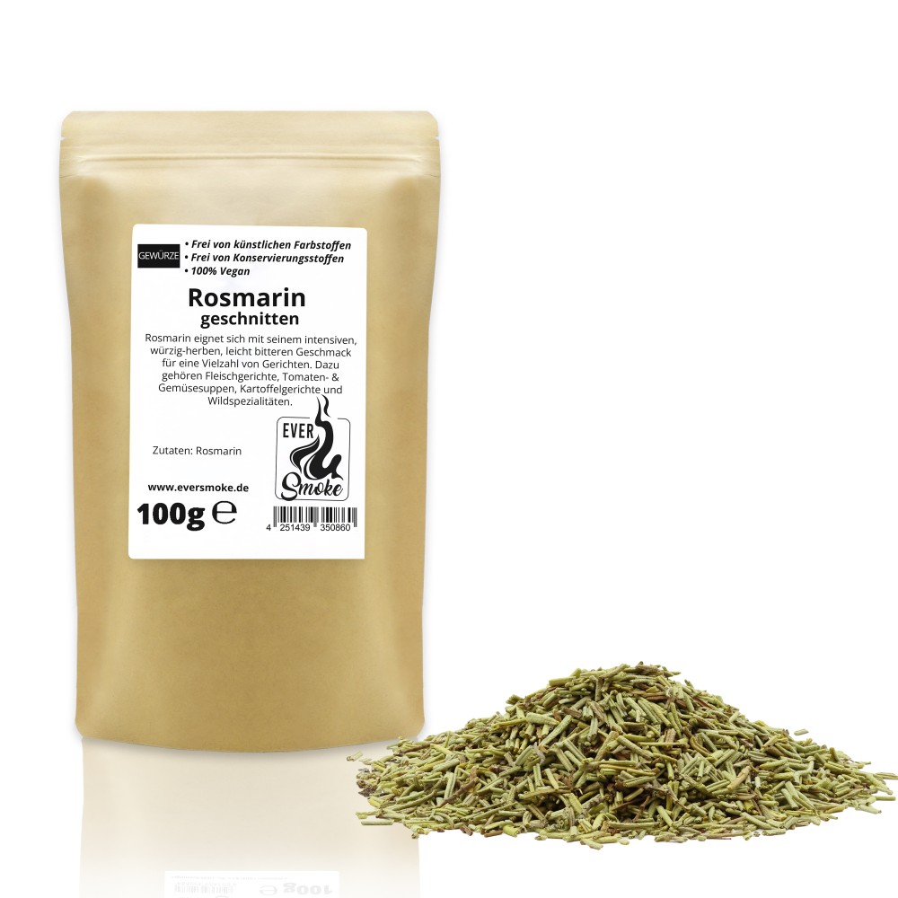 Eversmoke Gewürz Rosmarin, geschnitten 100g