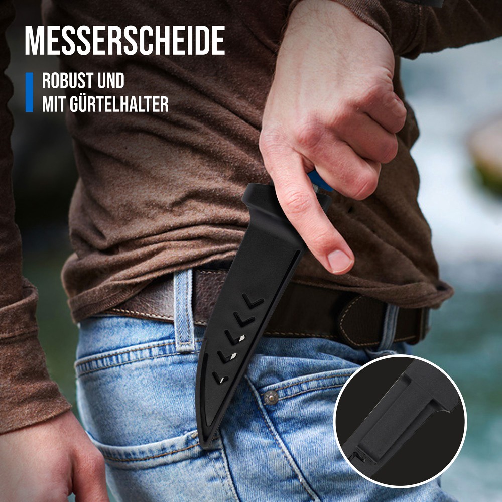 Pro Tackle Angelmesser Allroundmesser 1Stück - 10cm