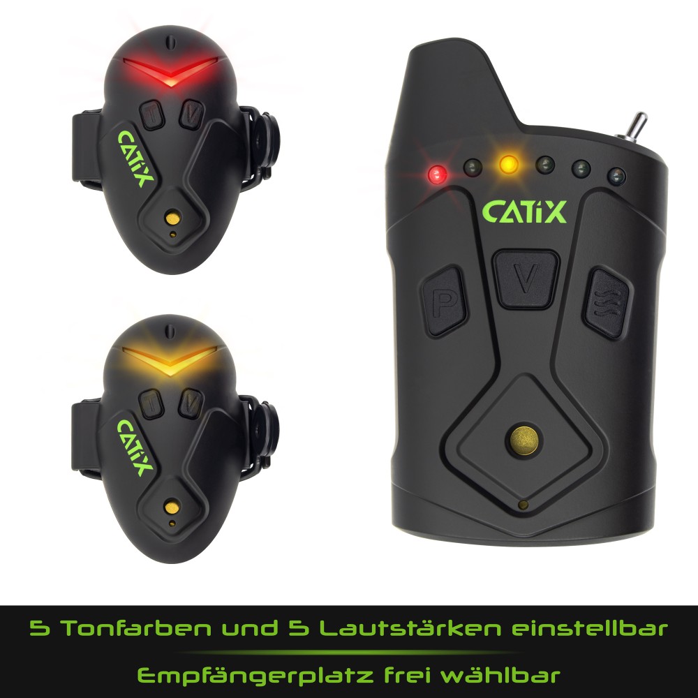 Catix Pro Cat XP 8 Waller Funkbissanzeiger 3+1 im Schutzkoffer