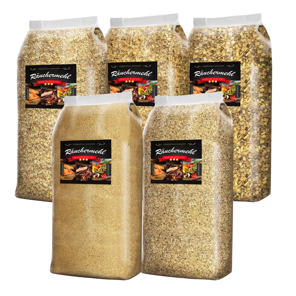 Eversmoke Räuchermehl Buche 15kg Premium Extra Fein - 0,5-1,5mm