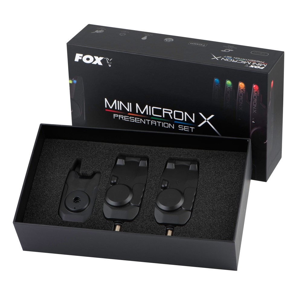 Fox Mini Micron X inc. Hardcase 2 Rod Set Funkbissanzeiger