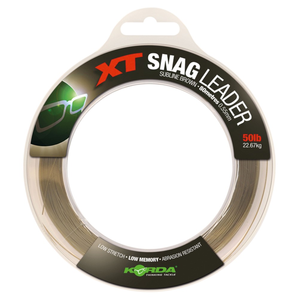 Korda Snag Leader - Schlagschnur Brown - 0,55mm - 50lb (22,7gk) - 100m