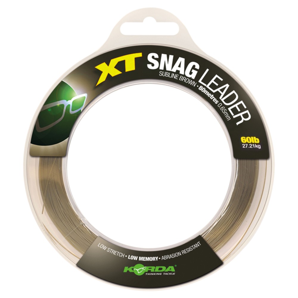 Korda Snag Leader - Schlagschnur Brown - 0,65mm - 60lb (27kg) - 100m