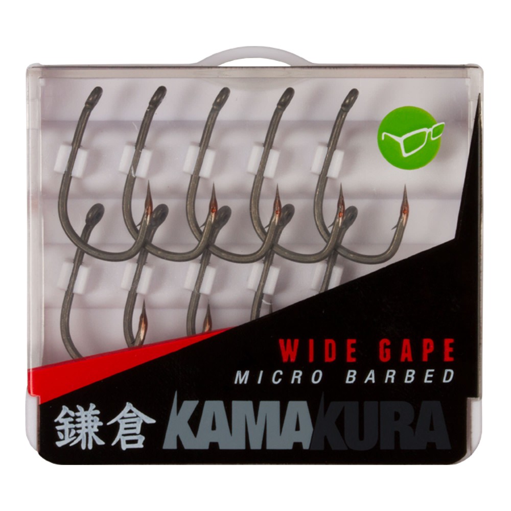 Korda Kamakura Wide Gape Karpfen Haken Size 8 - 10Stück