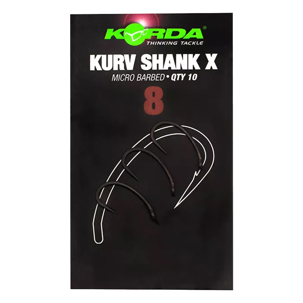 Korda Kurv Shank X Karpfenhaken Size 8