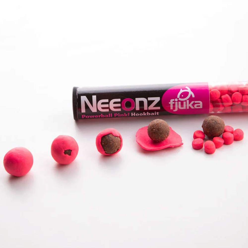 Fjuka Neeonz Hyper-Fluoro Hakenköder 7mm - Powerball Pink
