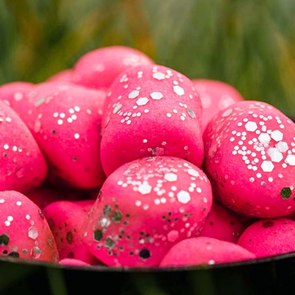 Fjuka Floating Lurebait Glitter - Forellenköder 9mm - Powerball Pink