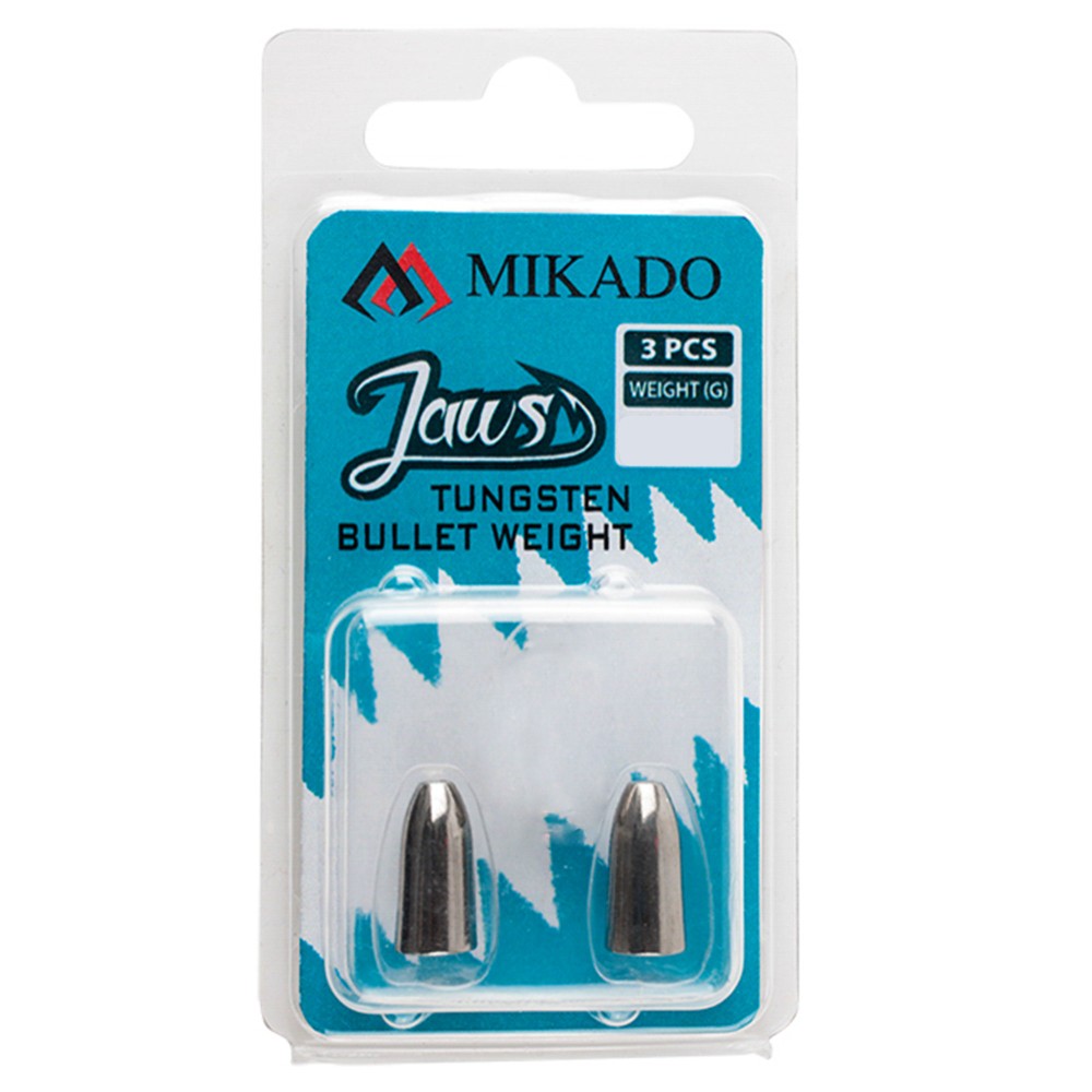 Mikado Jaws Tungsten Bullet Bullet-Weight stahlgrau - 2Stück - 14,18g