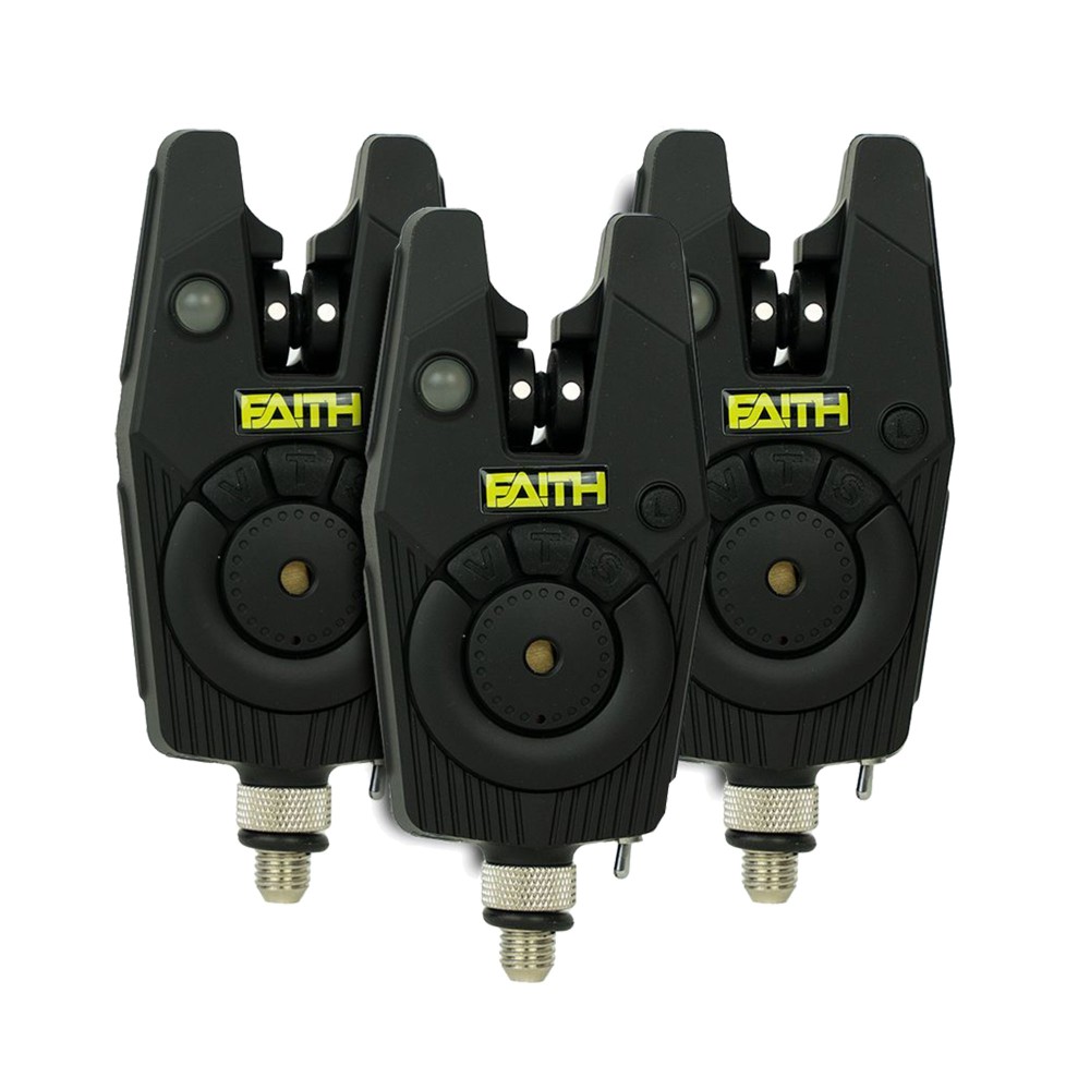 Faith Detector Bissanzeigerset inkl. Transportkoffer - Funkbissanzeiger Set 3+1 - 3 Bissanzeiger + Empfänger