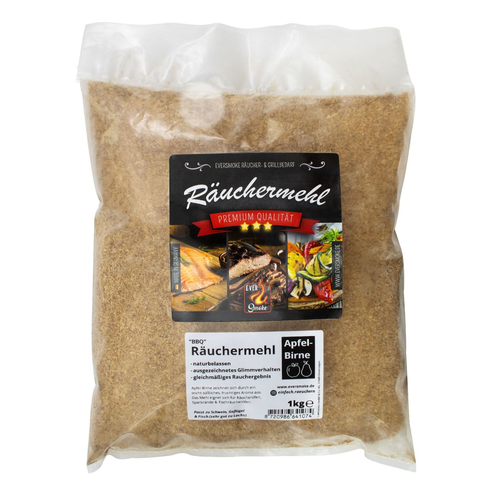 Eversmoke Premium BBQ Räuchermehl Apfel-Birne - 1kg