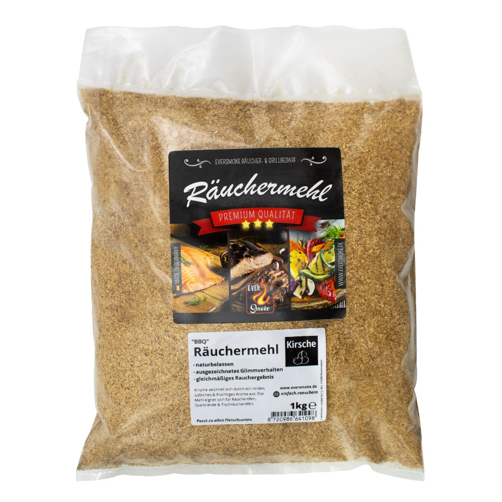 Eversmoke Premium BBQ Räuchermehl Kirsche - 1kg