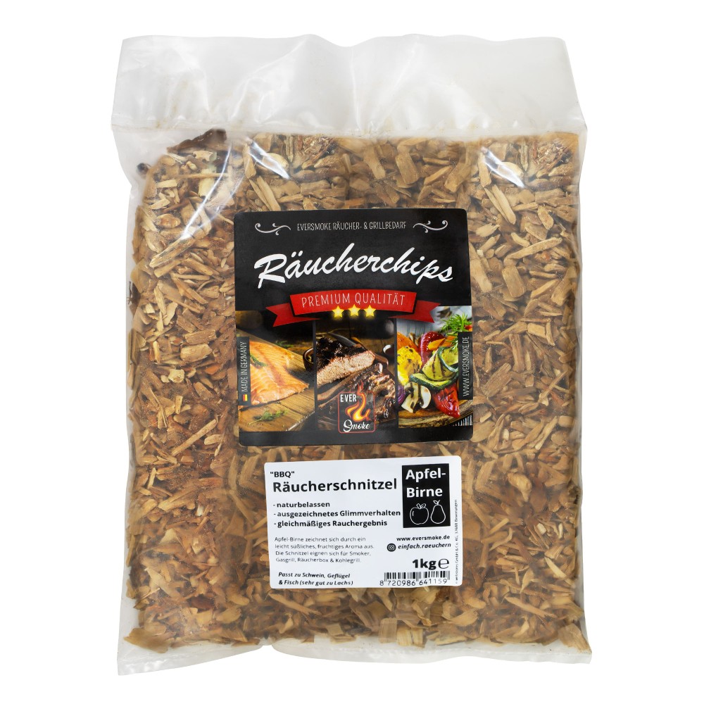 Eversmoke Premium "BBQ" Räucherschnitzel Apfel-Birne Schnitzel - 1kg
