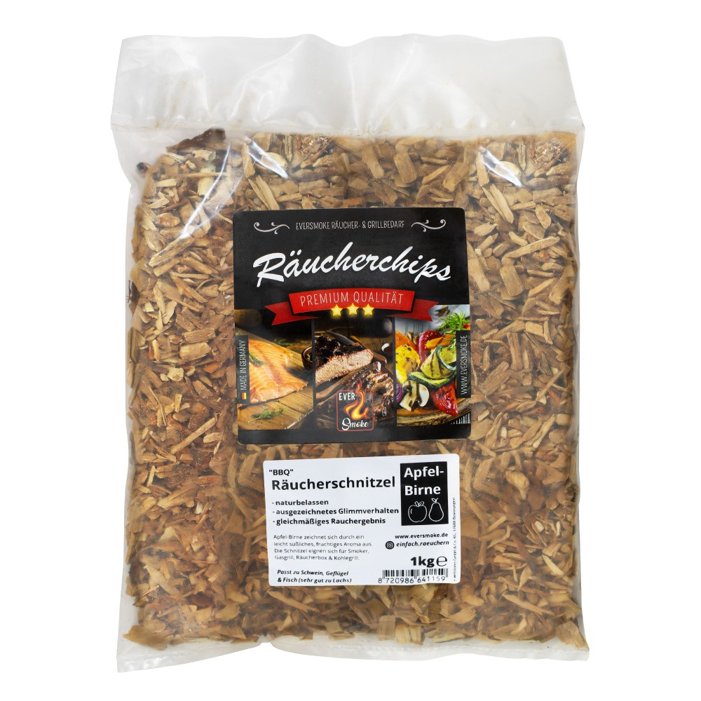 Eversmoke Premium BBQ Räucherschnitzel Apfel-Birne Schnitzel - 1kg