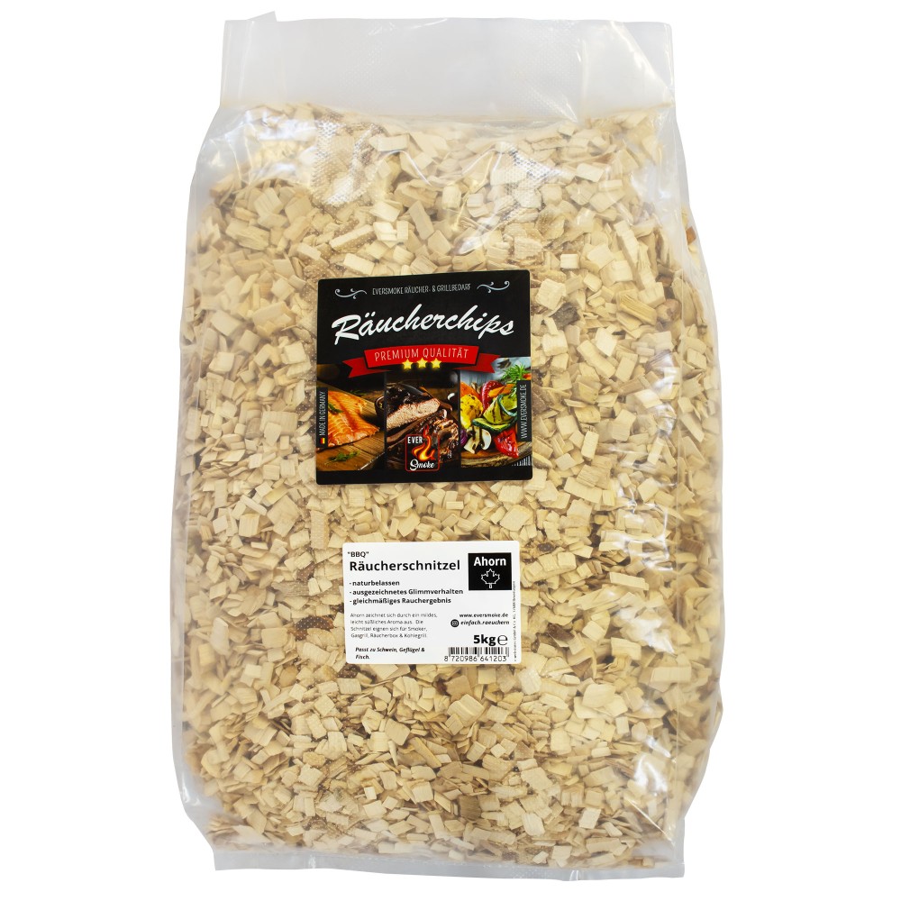 Eversmoke Premium "BBQ" Räucherschnitzel Ahorn Schnitzel - 5kg