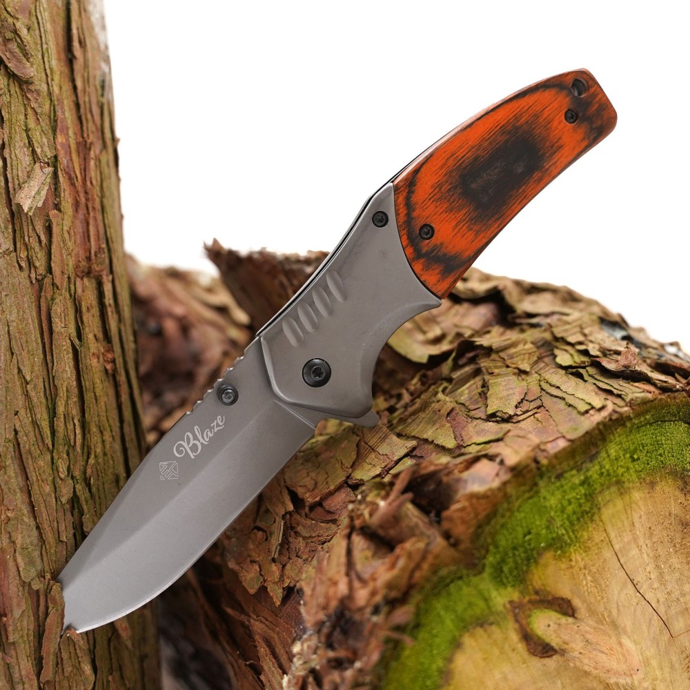 EuroCatch Blaze - Taschenmesser - 420 rostfrei 20,5cm - 9cm - 1 Stück