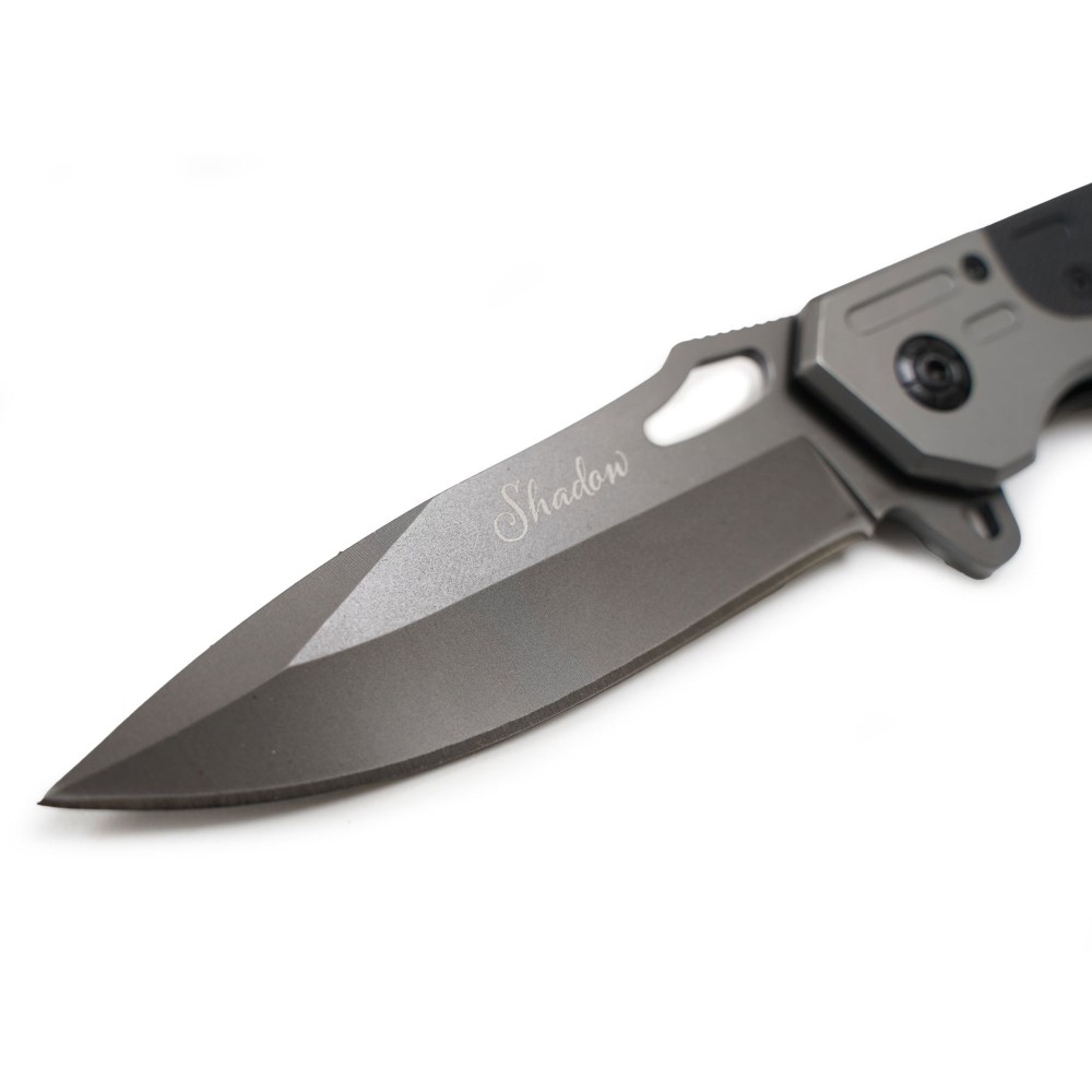 EuroCatch Shadow - Taschenmesser - 420 rostfrei 13,50cm - 9,2cm - 1 Stück